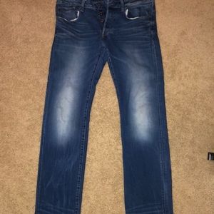 G-star Raw Straight cut jeans style 3301 Dark.